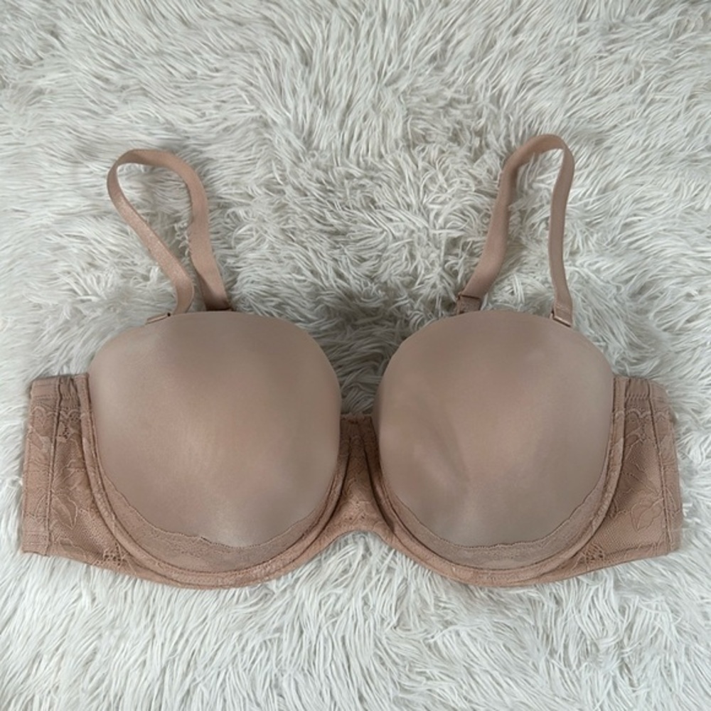 Torrid Curve Beige Bombshell Everyday Strapless Bra 44DD
